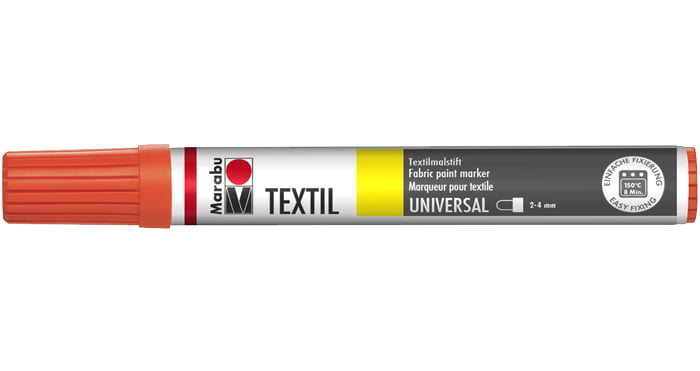 Marķieris tekstilam 2-4mm 005 raspberry
