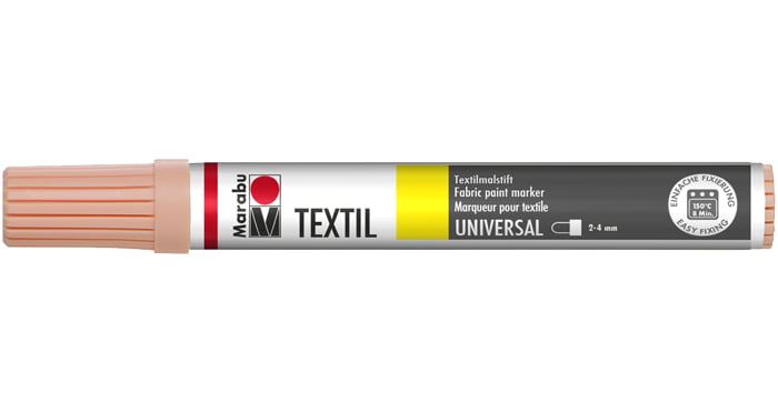 Marķieris tekstilam 2-4mm 005 raspberry