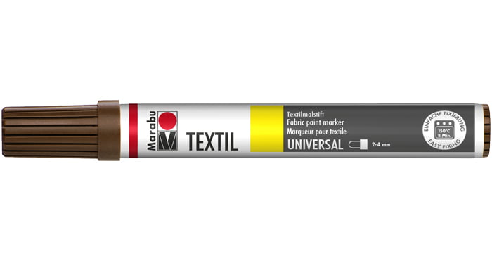 Marķieris tekstilam 2-4mm 005 raspberry