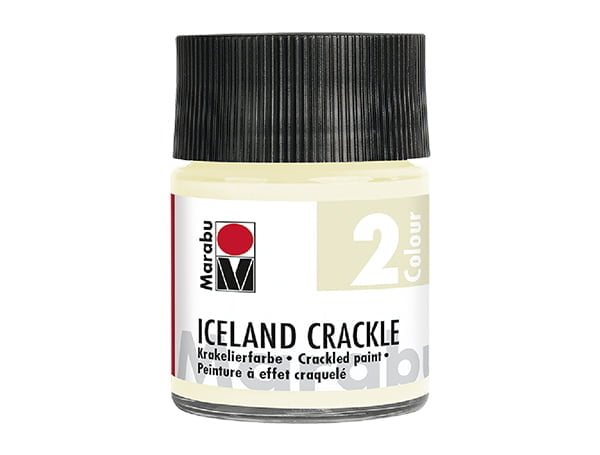 Dekorkrāsa Iceland Crackle 50ml 112 pastel yellow