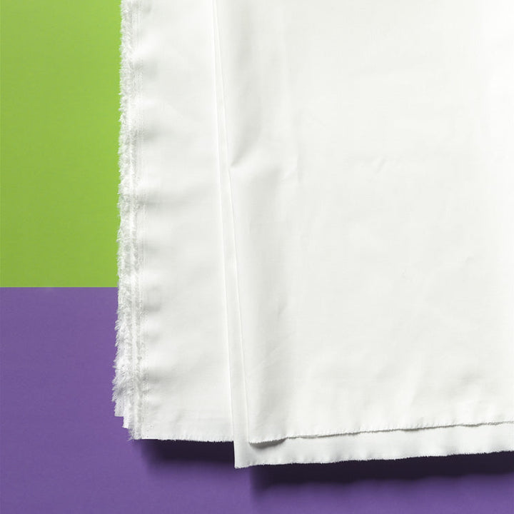 Kokvilnas audums Premium Poplin 175g-m 148cm baliāts
