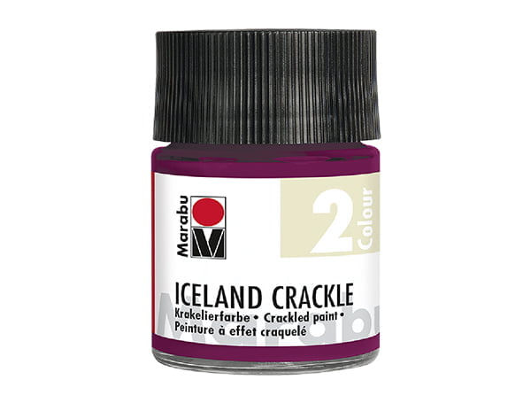 Dekorkrāsa Iceland Crackle 50ml 112 pastel yellow