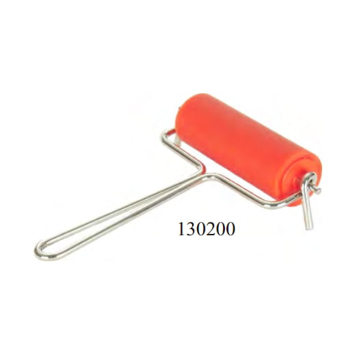 Abig Printing ink roller with a metal handle, different sizes