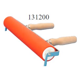Abig Printing ink roll with two wooden handles 300 x 50mm