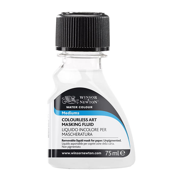 Akvareļkrāsu mēdijs W&N Colourless Art Masking Fluid 75ml