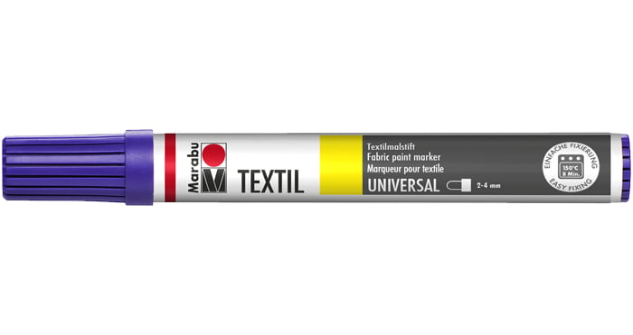 Marķieris tekstilam 2-4mm 005 raspberry