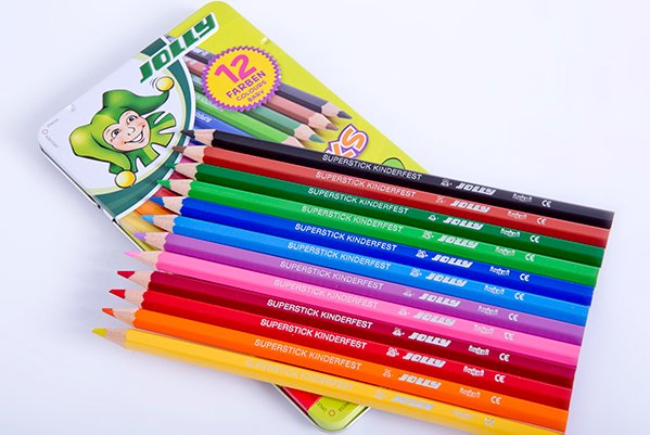 JOLLY Superstick Classic krāsaino zīmuļu komplekts, 12 toņi