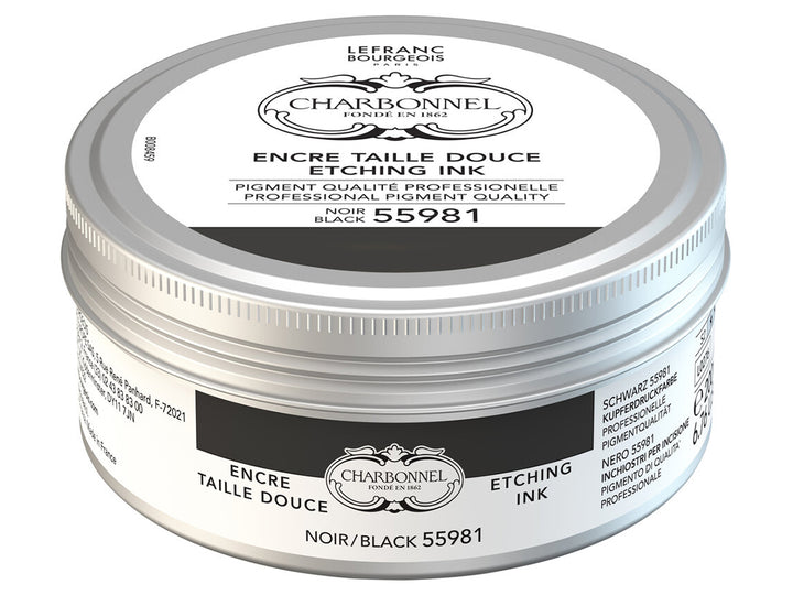 Krāsa iespieddarbiem Charbonnel 200ml 074 black luxe