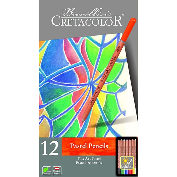 Fine Art Pasteļzīmuļu komplekts 12 krāsas