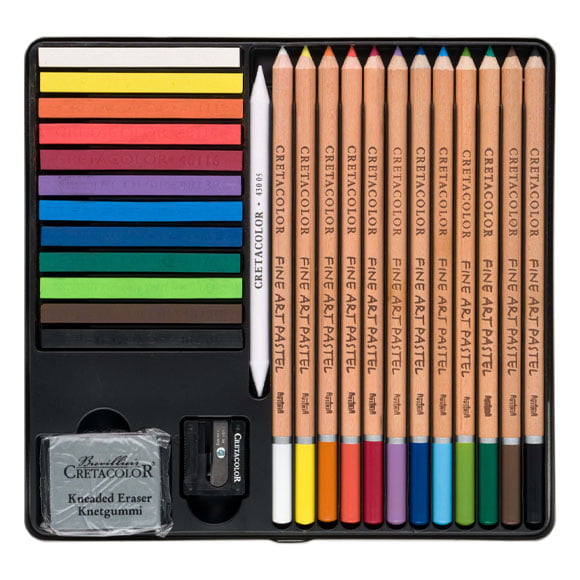 Cretacolor Pastel Basic zīmēšanas komplekts 27