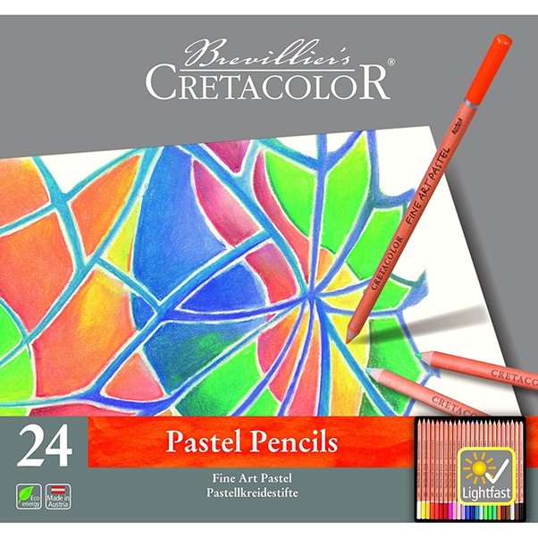 Fine Art Pasteļzīmuļu komplekts 24 krāsas