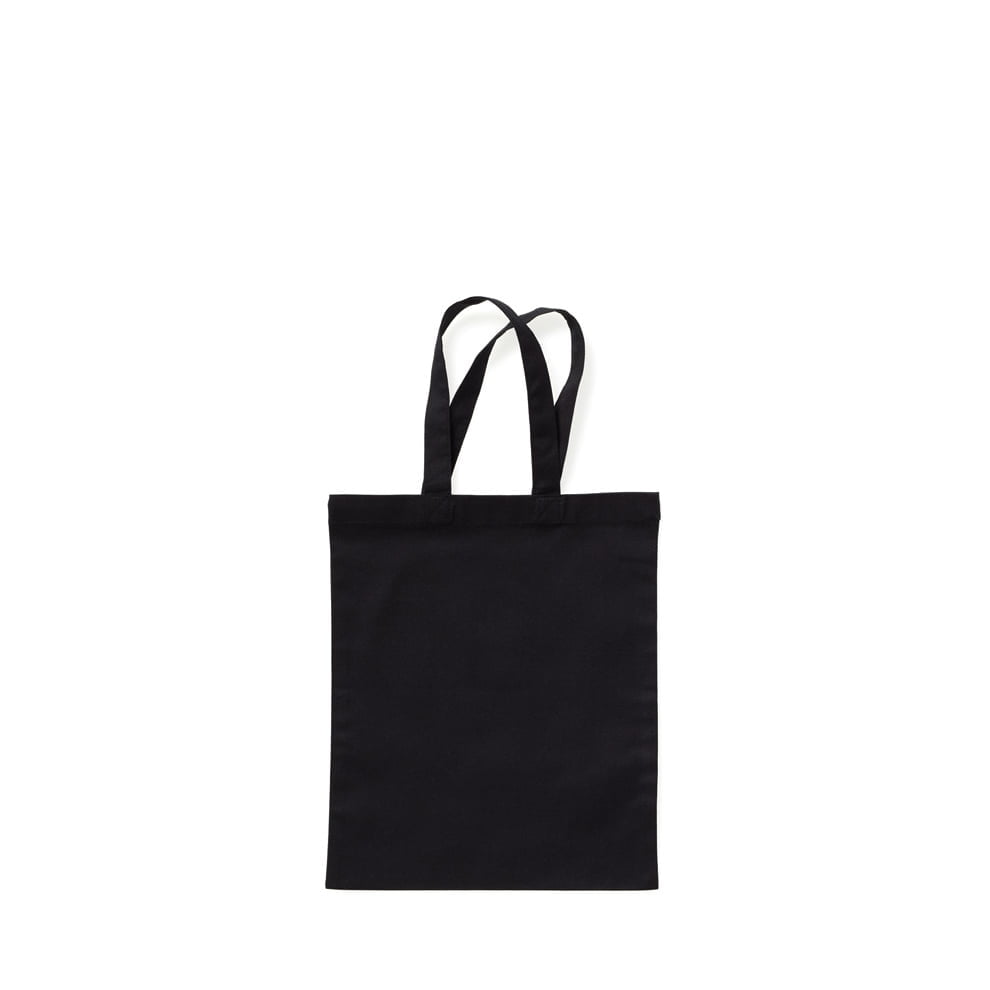 Ideen Cotton bag with short handle 24x28cm, black