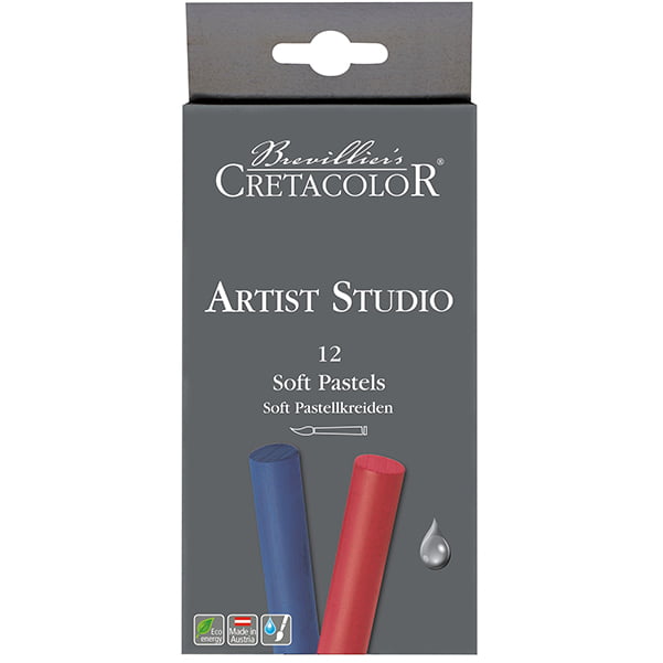 ARTIST STUDIO sauso pasteļu komplekts 12gab.