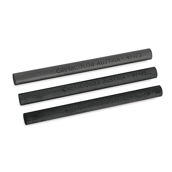 Cretacolor compressed charcoal stick  Ø 8mm x 94mm