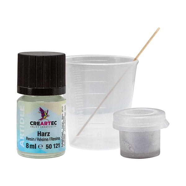 Sveķu krāsa metāliska 8ml, 02 pearl