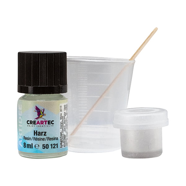 Sveķu krāsa metāliska 8ml, 02 pearl