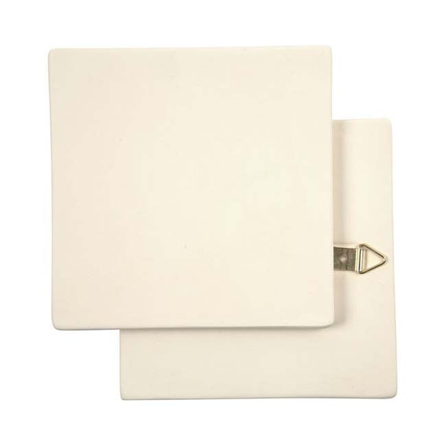 Apgleznojama flīze 13x13cm 7mm balta