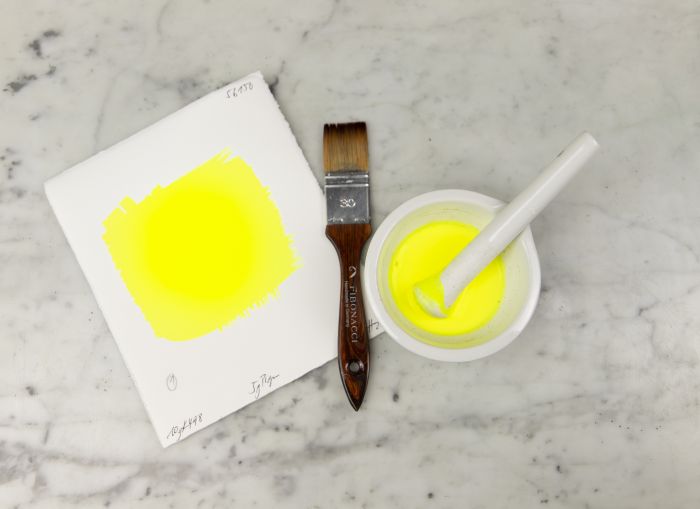 Kremer pigment Fluorescent Pigment Lemon Yellow 100g