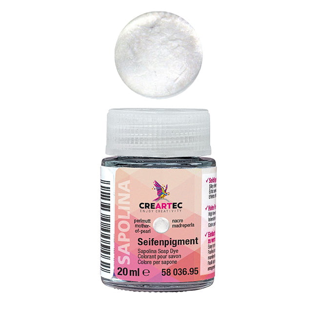 Metālisks pigments ziepēm 20ml, sudraba