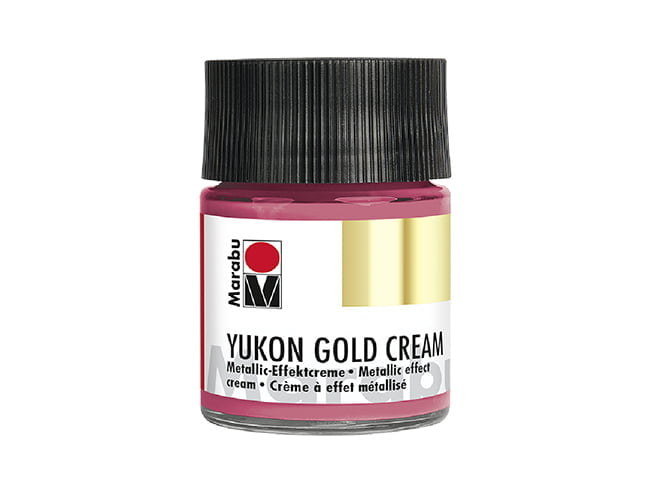 Dekorkrāsa Yukon Gold Cream 50ml 733 metallic-pink