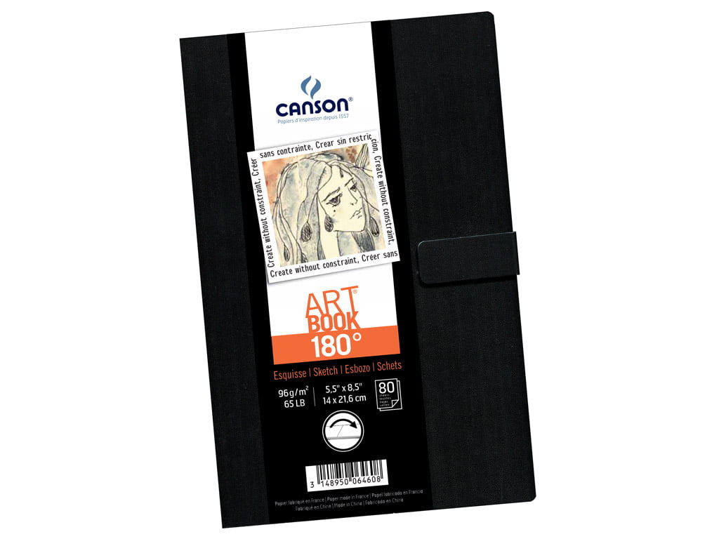 Canson ART BOOK 180° Drawing book 14x21.6cm 96g/m2, 80 sheets