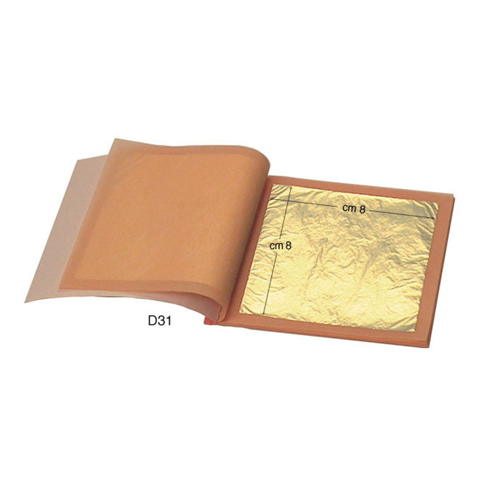 Zeltīšanas lapiņas 80x80mm 22k, 25gab.