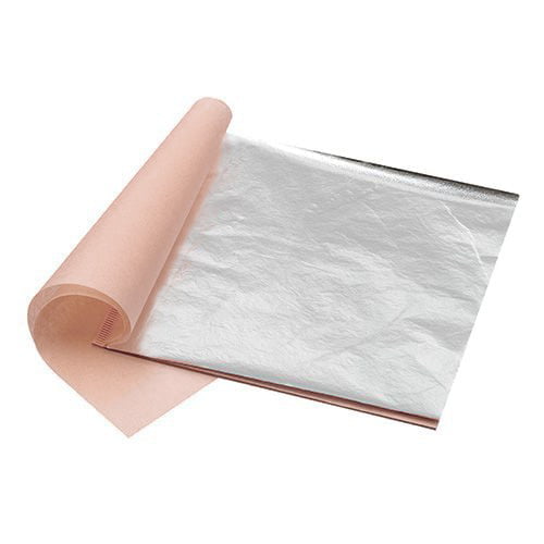 Sudraba lapiņu imitācija 16x16cm 100gab.