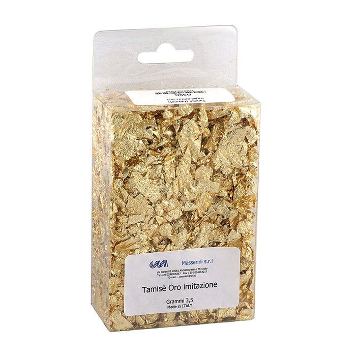 Zeltīšanas lapiņu fragmenti, zelts 3g