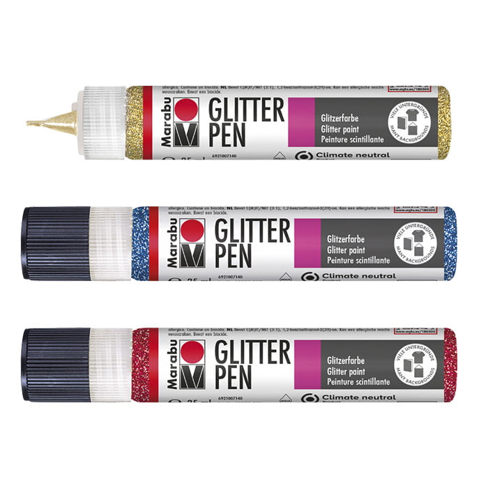 Marabu GLITTER PEN universal water-based contour colour 25ml