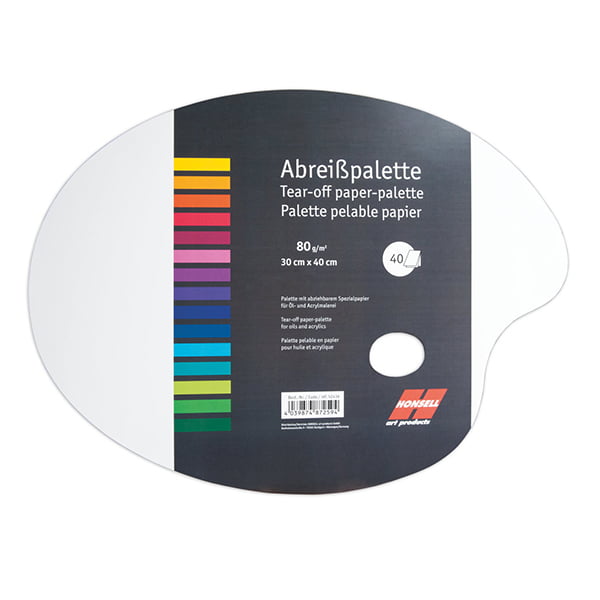Honsell Tear-Off Paper palette 80g/m2 25x30cm