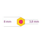 JOLLY Krāsu zīmuļu komplekts, 24 toņi, Metallic+Neon