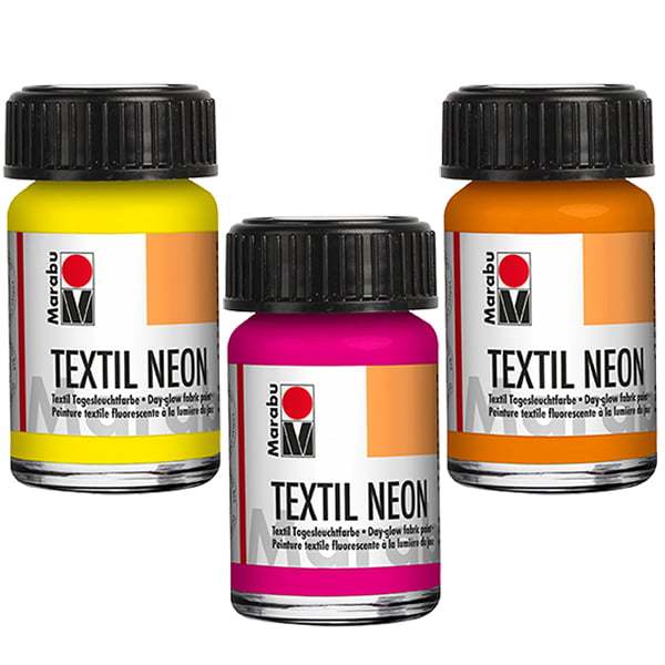 Krāsa tekstilam Neon 15ml 321 neon-yellow