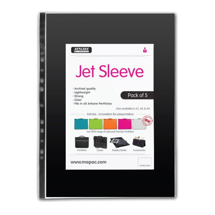 Jet Sleeve portfolio kabatiņas A1 5gab. caurspīdīgas