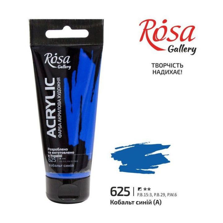 Rosa Gallery akrila krāsa 60ml titāna balta