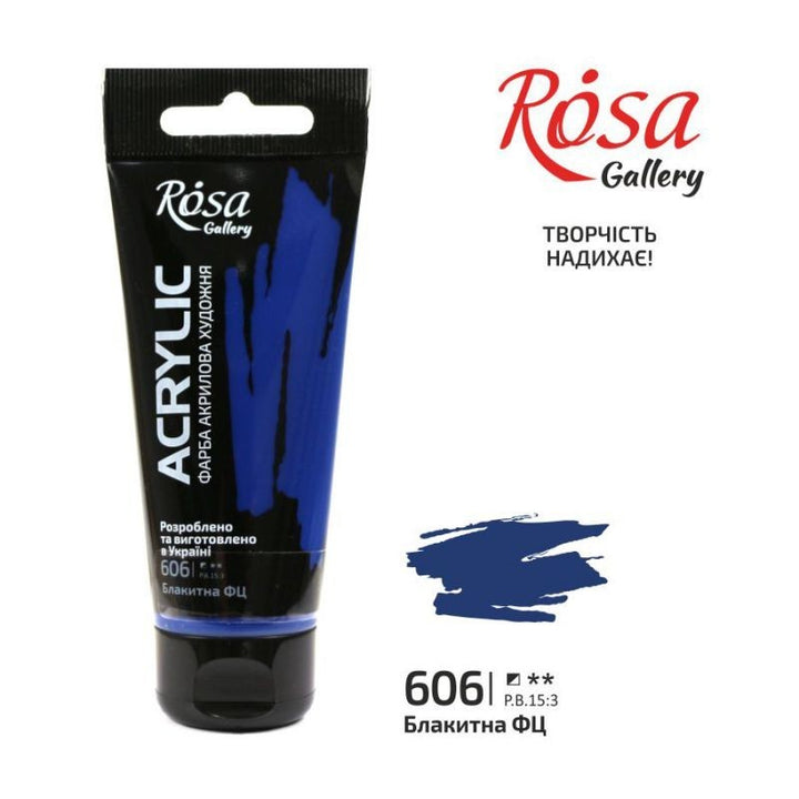 Rosa Gallery akrila krāsa 60ml titāna balta