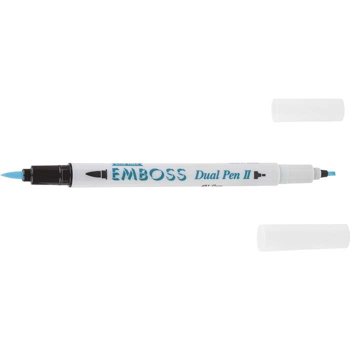 Embossing caurspīdīgs divu galu marķieris