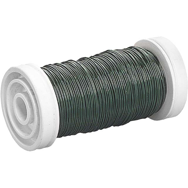 Emaljēta stieple 0,5mm 50m, zaļa