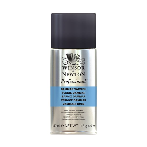 Laka eļļas krāsām W&N Dammar 150ml aerosols