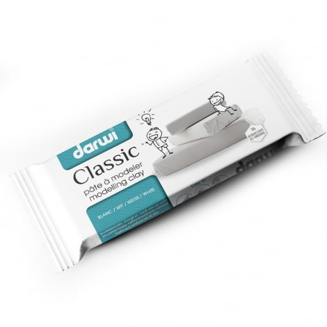 Darwi CLASSIC Self-hardening clay, white