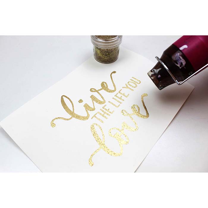 Embossing Reljefa pulveris 10g - caurspīdīgs