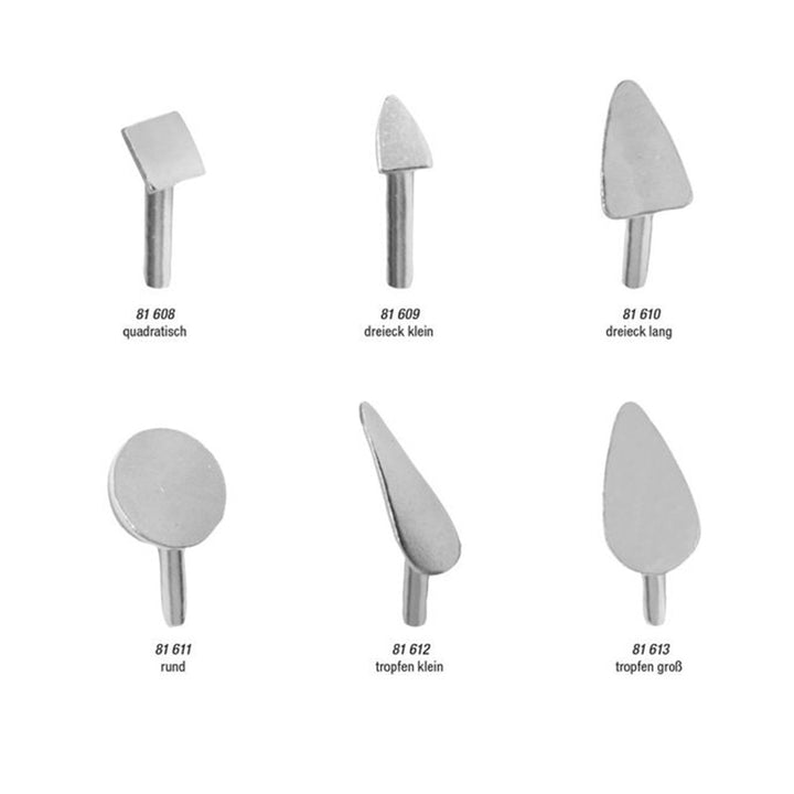 Uzgalis enkaustikas instrumentam, kvadrāts