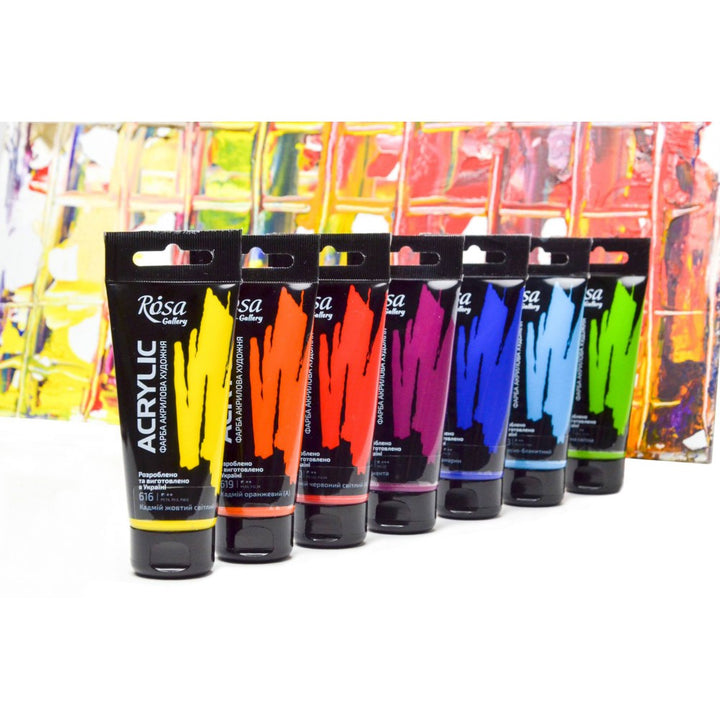 Rosa Gallery akrila krāsa 60ml titāna balta