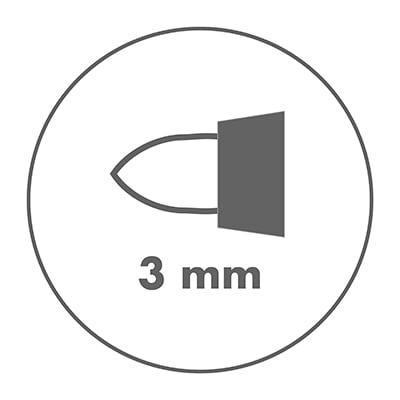 Marķieris tekstilam Plus 3mm 013 orange