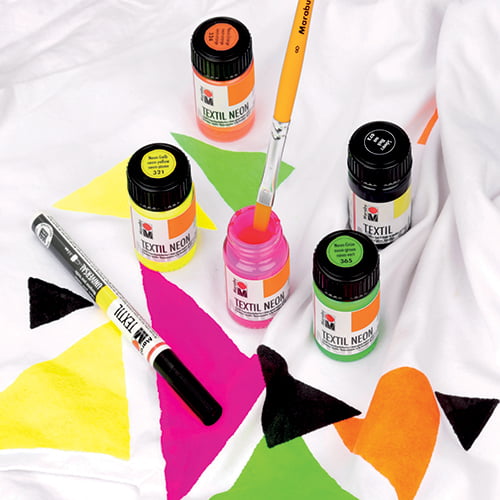 Krāsa tekstilam Neon 15ml 321 neon-yellow