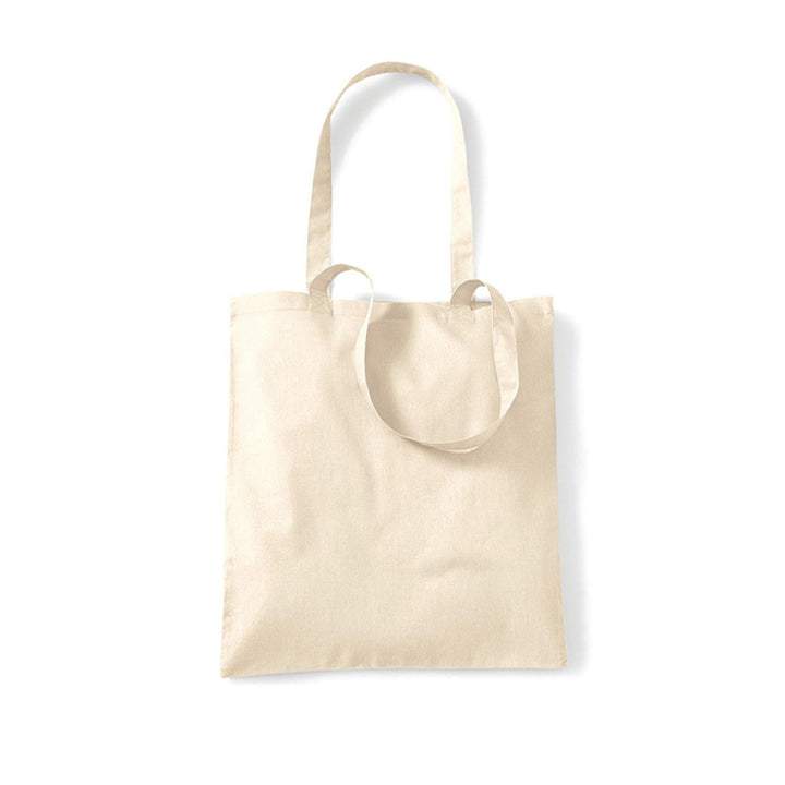 Kokvilnas auduma soma 38x42cm ar garu rokturi