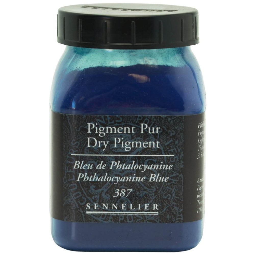 Pigments Sennelier 100g 387 phtalocyanine blue