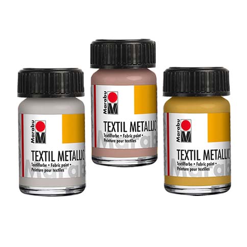 Krāsa tekstilam Textil Metallic 15ml 782 silver