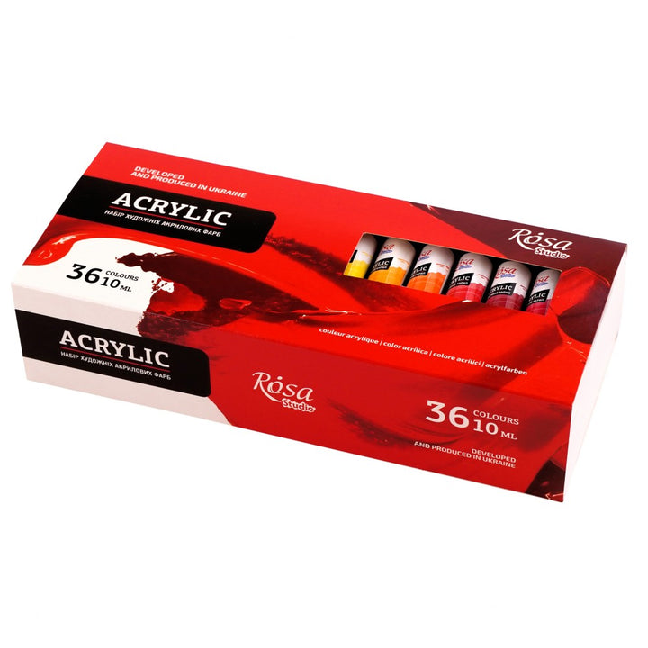 Rosa Studio akrila krāsu komplekts 36x10ml