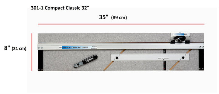 Compact Classic Board Mounted Mat Cutter Logan 301-1
