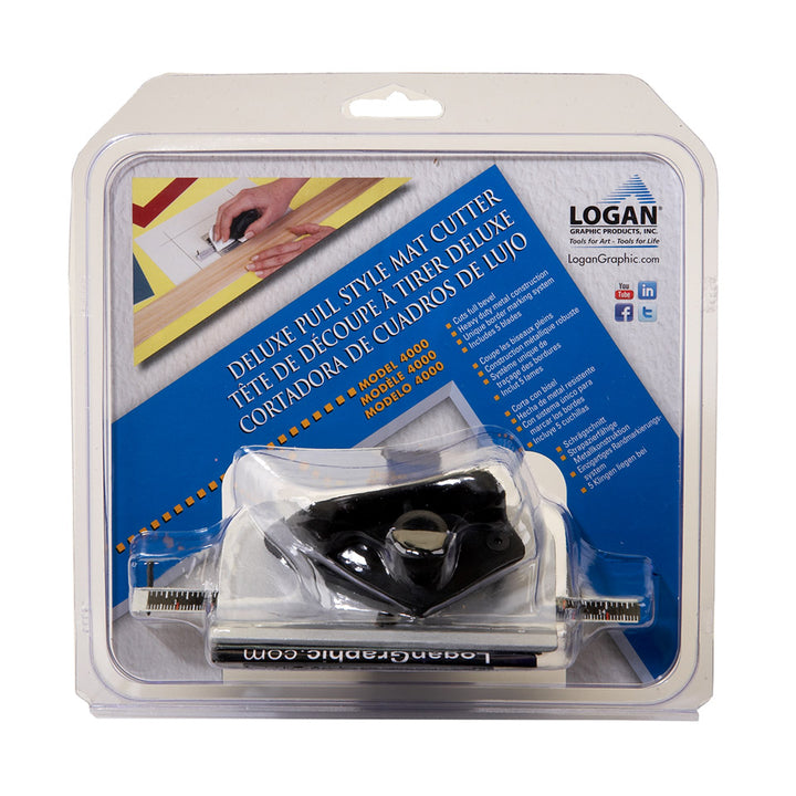 Logan 4000 Deluxe Pull Style Handheld Mat Cutter 45°